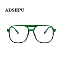 Load image into Gallery viewer, ADSEPU Blue Light Blocking Glasses Fake Nerd Clear Square Computer Lightweight Aviator Glasses Frame Oversized
