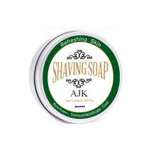 Load image into Gallery viewer, AJK Shaving Soap 60g Professional Shaving Cream Foaming Deep Cleansing Barbering for Men Barber Care
